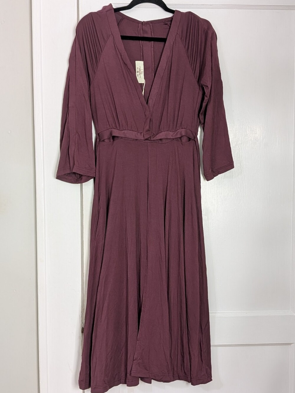Lila Labor & Postpartum Gown in Dusty Rose Women's Small Made In USA Accessible